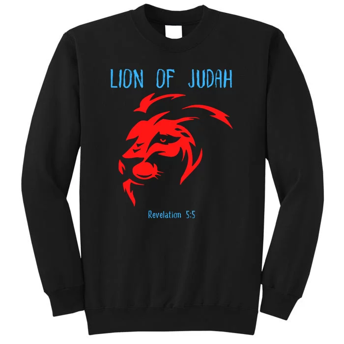 Christian Lion Of Judah Jesus Christ Gift Tall Sweatshirt