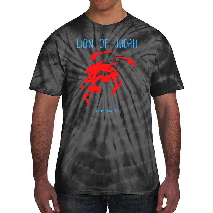 Christian Lion Of Judah Jesus Christ Gift Tie-Dye T-Shirt