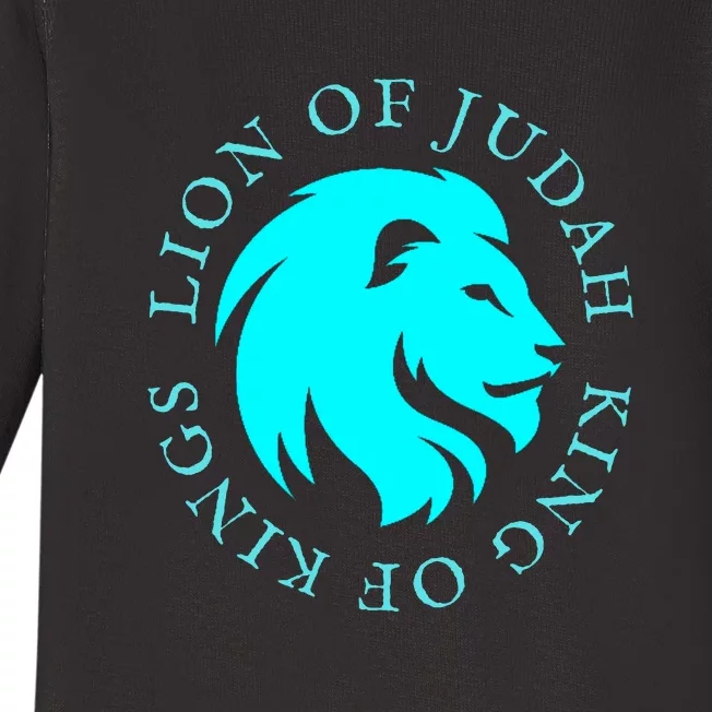 Christian Lion Of Judah Jesus Christ Gift Baby Long Sleeve Bodysuit