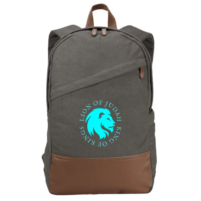 Christian Lion Of Judah Jesus Christ Gift Cotton Canvas Backpack