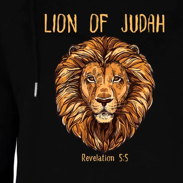 Christian Lion Of Judah Jesus Christ Gift Womens Funnel Neck Pullover Hood