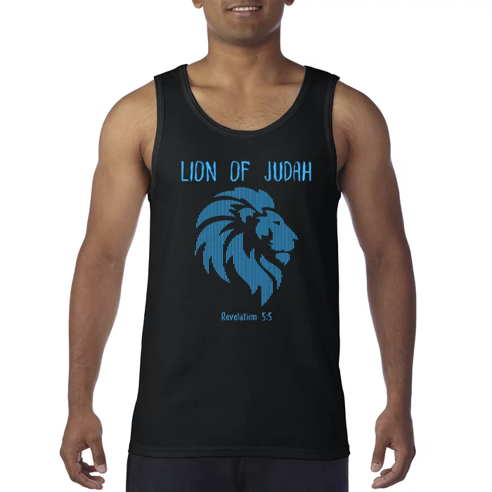 Christian Lion Of Judah Jesus Christ Gift Tank Top