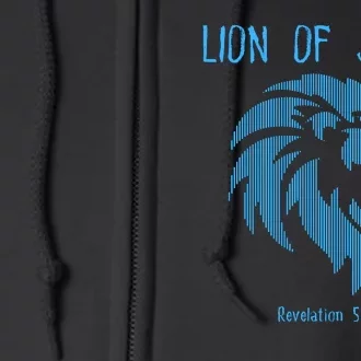 Christian Lion Of Judah Jesus Christ Gift Full Zip Hoodie