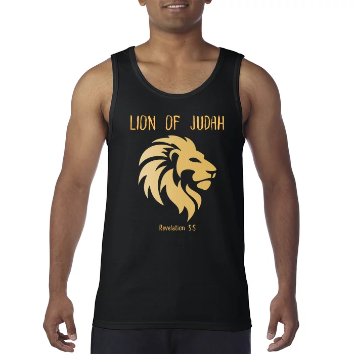 Christian Lion Of Judah Jesus Christ Gift Tank Top