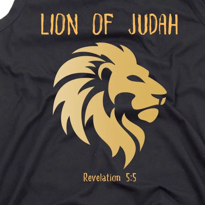 Christian Lion Of Judah Jesus Christ Gift Tank Top