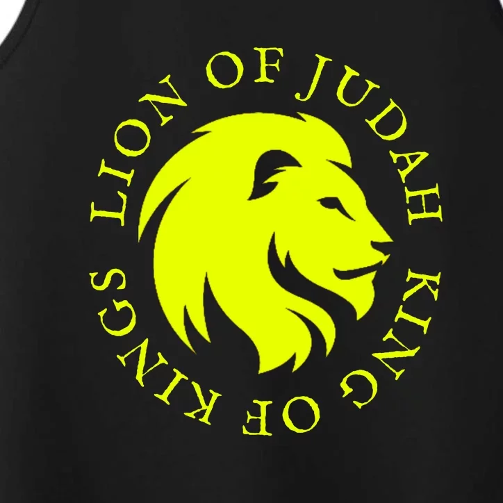 Christian Lion Of Judah Jesus Christ Gift Performance Tank