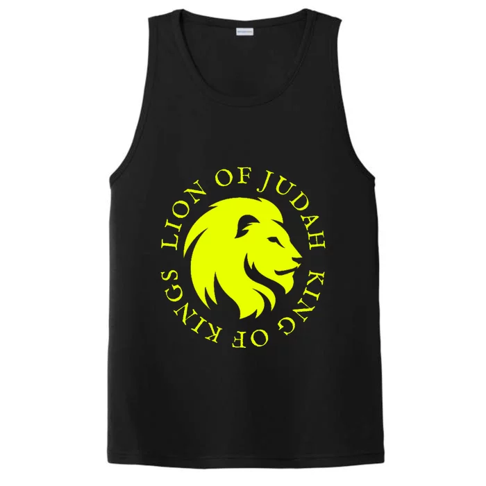 Christian Lion Of Judah Jesus Christ Gift Performance Tank