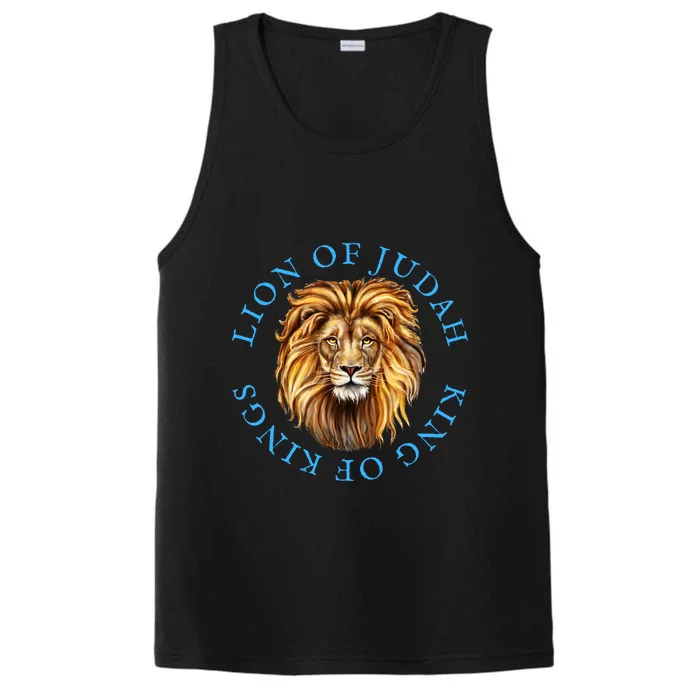 Christian Lion Of Judah Jesus Christ Gift Performance Tank