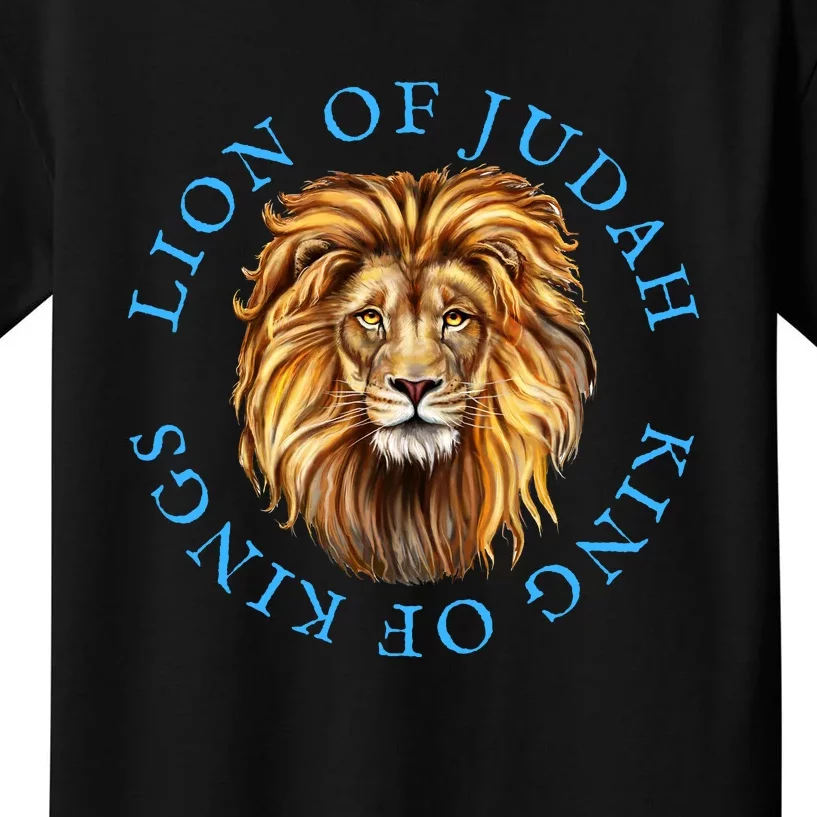 Christian Lion Of Judah Jesus Christ Gift Kids T-Shirt