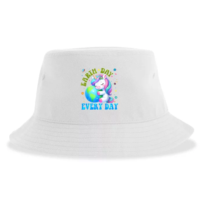 Cute Love Our Planet Unicorn Earth Day Sustainable Bucket Hat