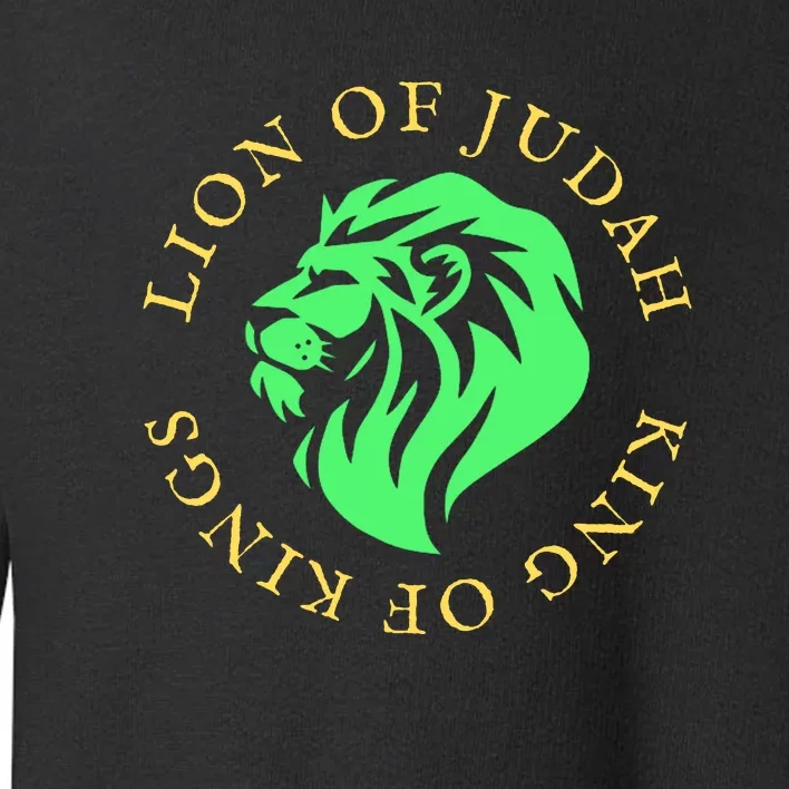 Christian Lion Of Judah Jesus Christ Gift Toddler Sweatshirt