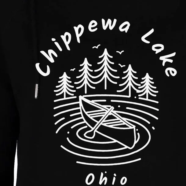 Chippewa Lake Ohio Womens Funnel Neck Pullover Hood