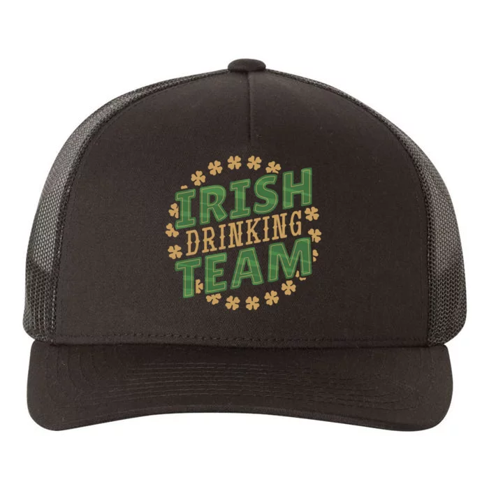 Clover Irish Drinking Team Yupoong Adult 5-Panel Trucker Hat