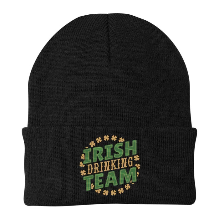 Clover Irish Drinking Team Knit Cap Winter Beanie