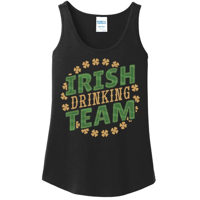 Clover Irish Drinking Team Ladies Essential Tank