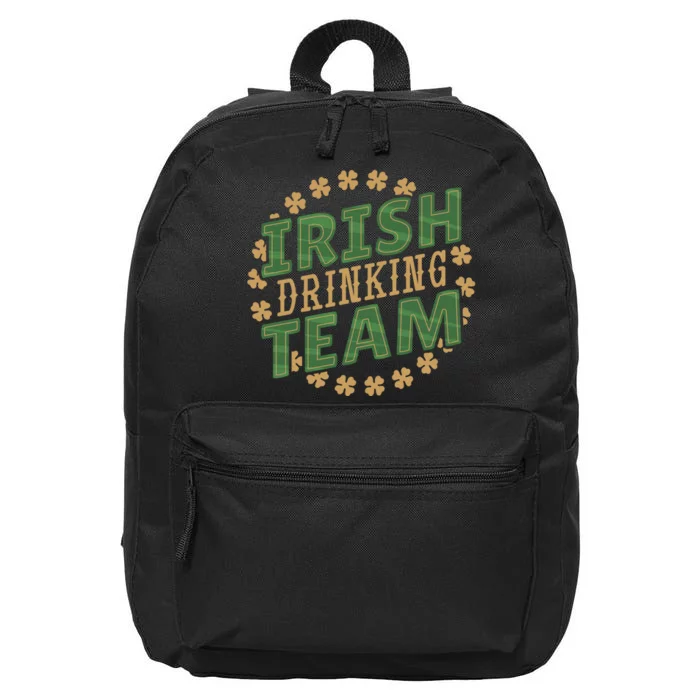 Clover Irish Drinking Team 16 in Basic Backpack