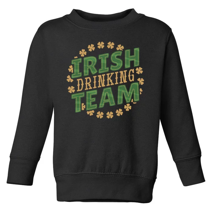 Clover Irish Drinking Team Toddler Sweatshirt