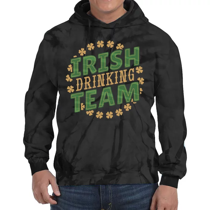 Clover Irish Drinking Team Tie Dye Hoodie