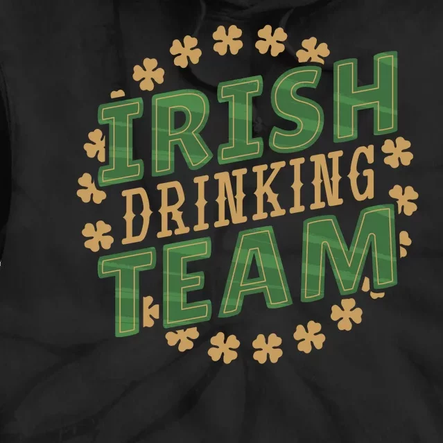 Clover Irish Drinking Team Tie Dye Hoodie