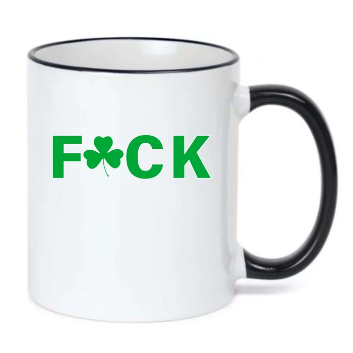 Clover Irish F*UCK Black Color Changing Mug