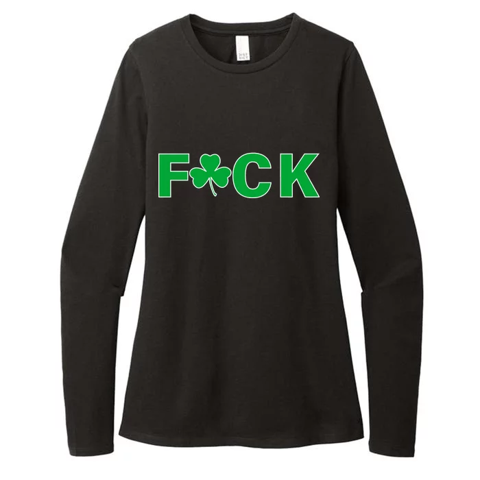 Clover Irish F*UCK Womens CVC Long Sleeve Shirt