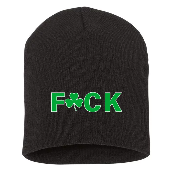 Clover Irish F*UCK Short Acrylic Beanie