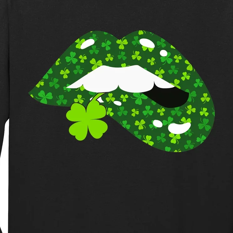 Clover Lips St.Patrick's Day Tall Long Sleeve T-Shirt