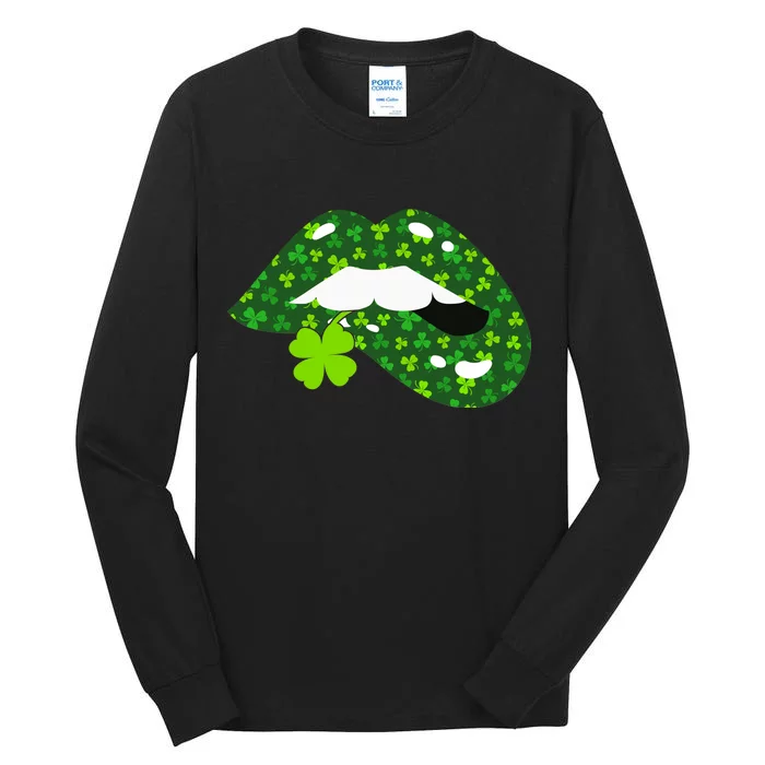 Clover Lips St.Patrick's Day Tall Long Sleeve T-Shirt