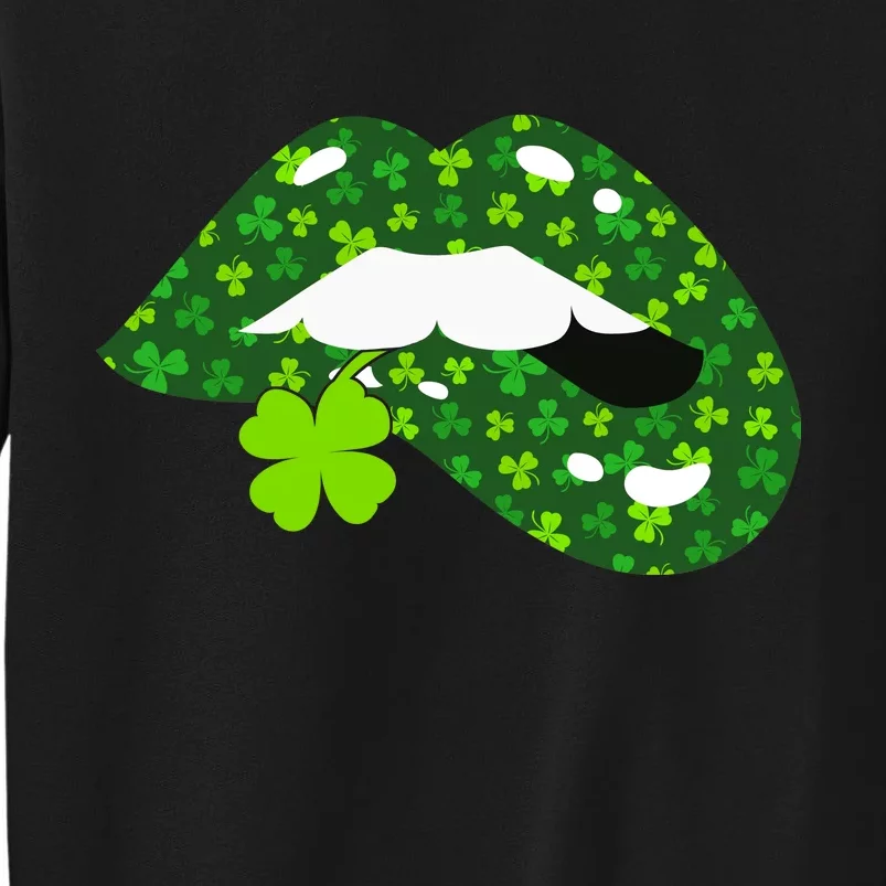 Clover Lips St.Patrick's Day Tall Sweatshirt