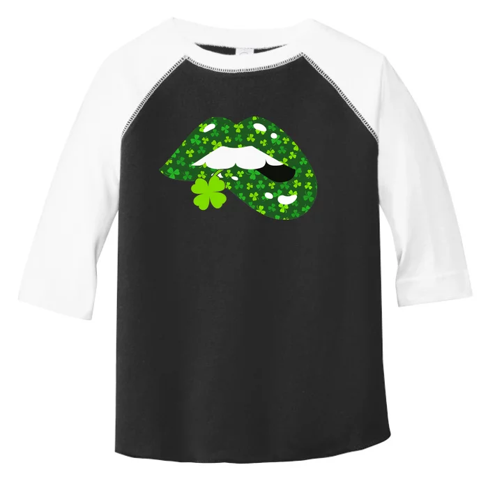 Clover Lips St.Patrick's Day Toddler Fine Jersey T-Shirt