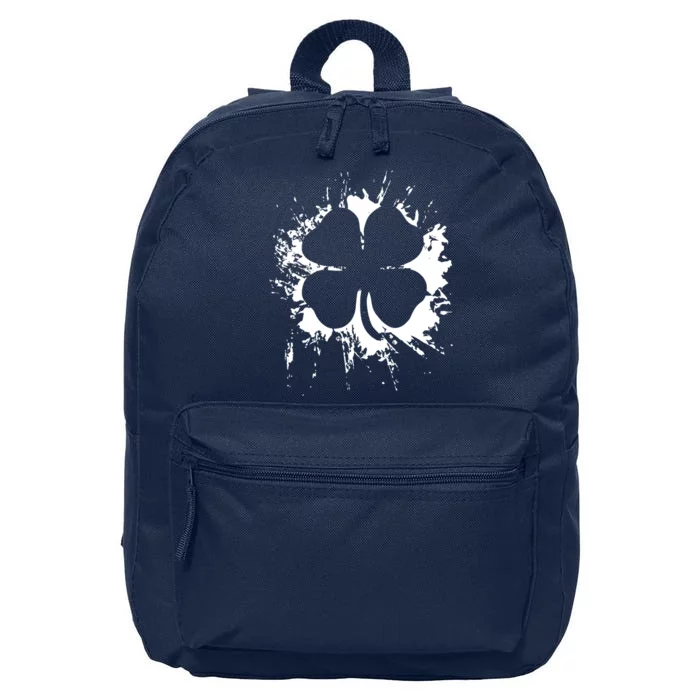 Cloverleaf Trace Splatter St. Patrick's Day 16 in Basic Backpack