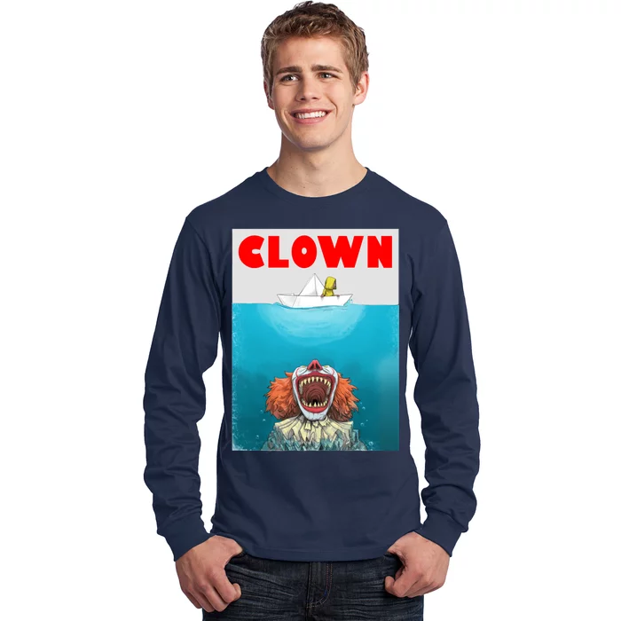 Clown Come Down Here Movie Parody Long Sleeve Shirt