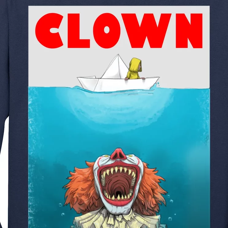 Clown Come Down Here Movie Parody Long Sleeve Shirt