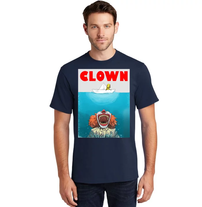 Clown Come Down Here Movie Parody Tall T-Shirt