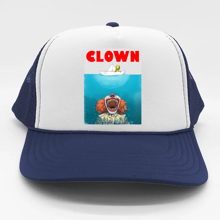 Clown Come Down Here Movie Parody Trucker Hat