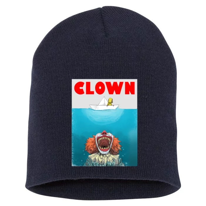 Clown Come Down Here Movie Parody Short Acrylic Beanie