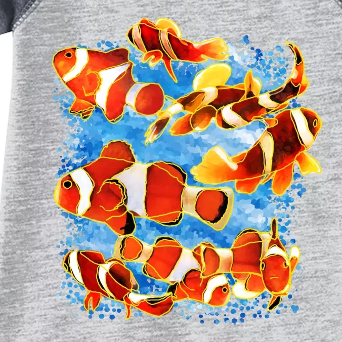 Clown Fish Infant Baby Jersey Bodysuit