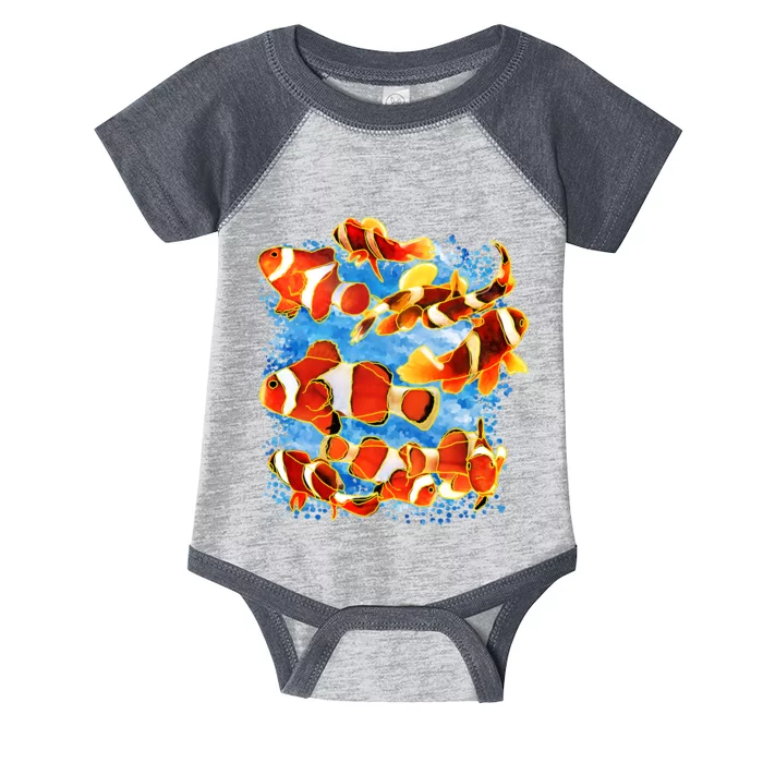 Clown Fish Infant Baby Jersey Bodysuit