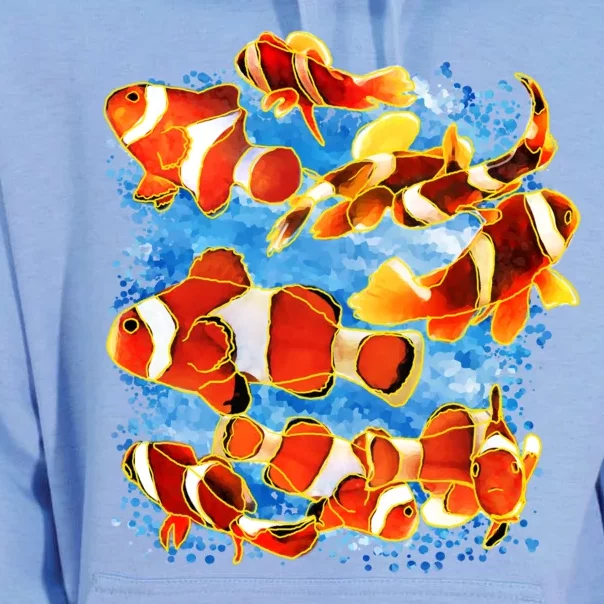 Clown Fish Unisex Surf Hoodie