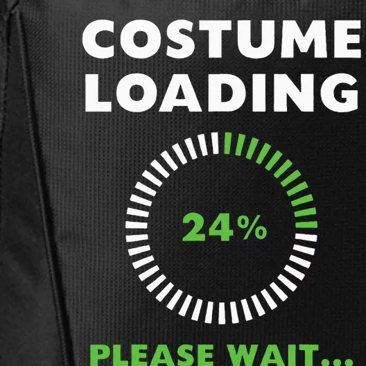 Costume Loading Please Wait Tech Cell Phone Spinning Circle City Backpack