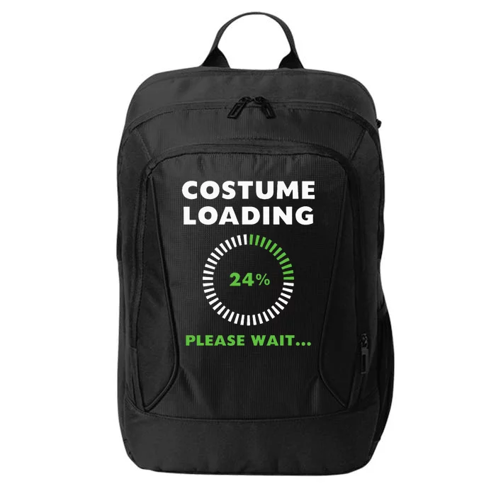 Costume Loading Please Wait Tech Cell Phone Spinning Circle City Backpack