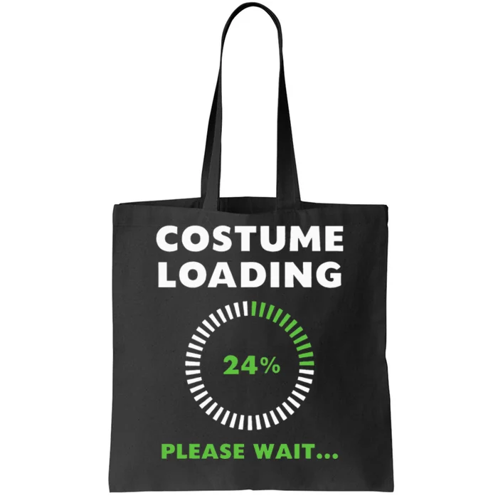 Costume Loading Please Wait Tech Cell Phone Spinning Circle Tote Bag