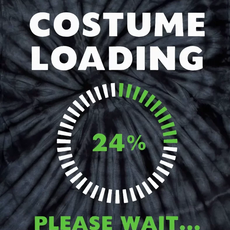 Costume Loading Please Wait Tech Cell Phone Spinning Circle Tie-Dye T-Shirt