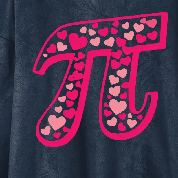 Cool Love Pi Day Hooded Wearable Blanket