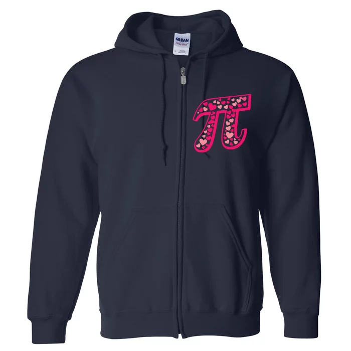 Cool Love Pi Day Full Zip Hoodie