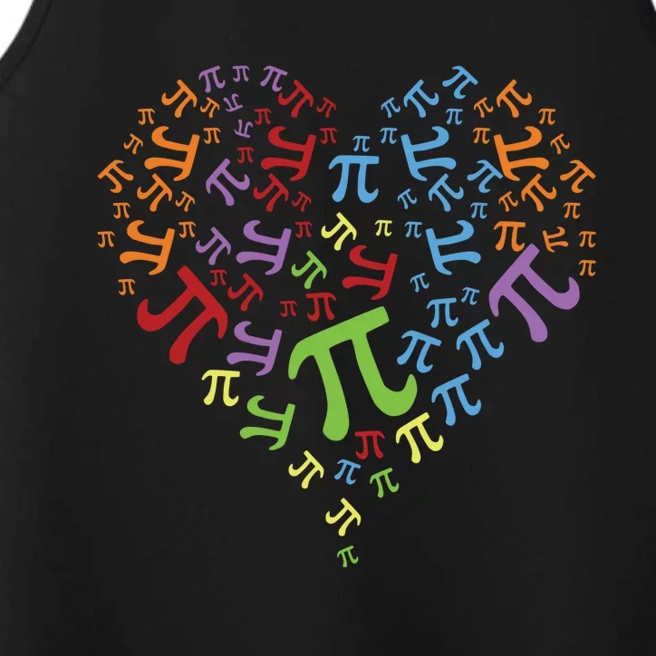 Cool Love Pi Day Performance Tank