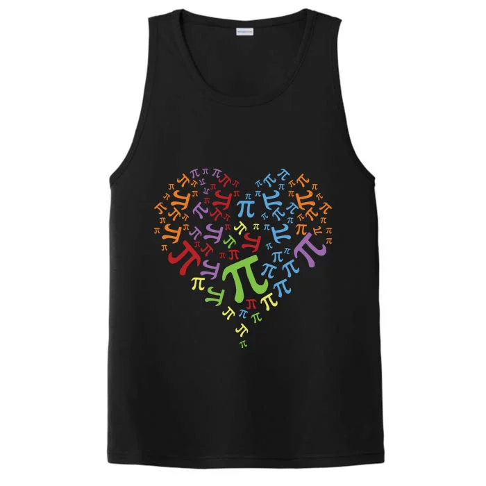 Cool Love Pi Day Performance Tank