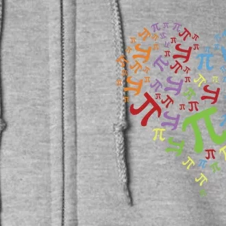 Cool Love Pi Day Full Zip Hoodie