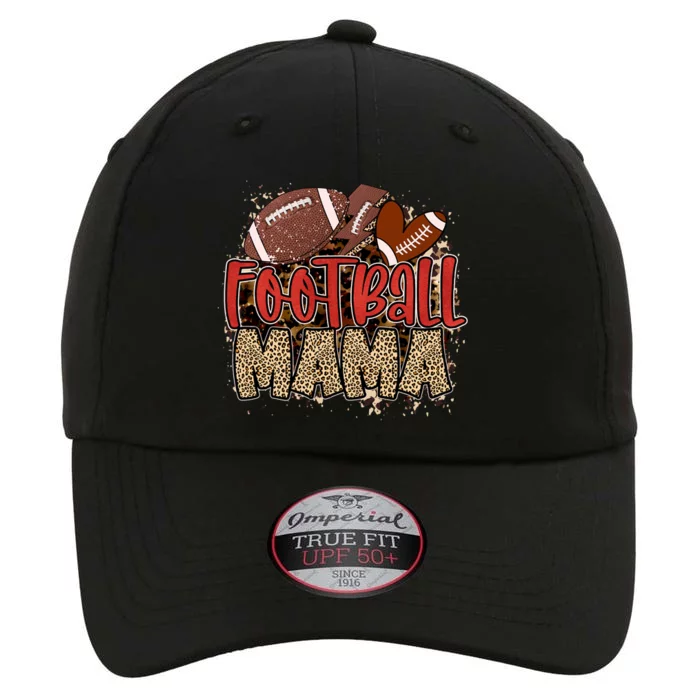 Cute Leopard Print Football Mama The Original Performance Cap