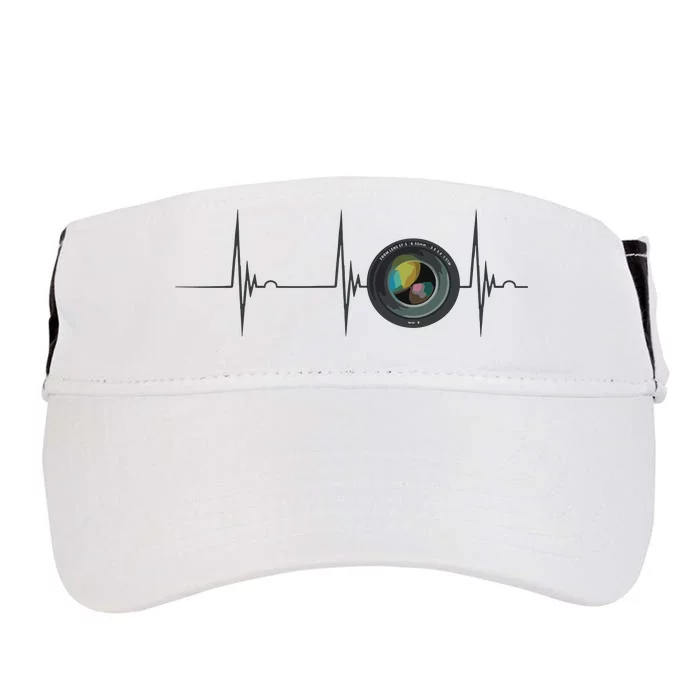 Camera Lens Photography Photographer Heartbeat EKG Pulse Adult Drive Performance Visor